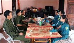 Xã Hoàng Văn Thụ xây dựng  lực lượng dân quân vững mạnh